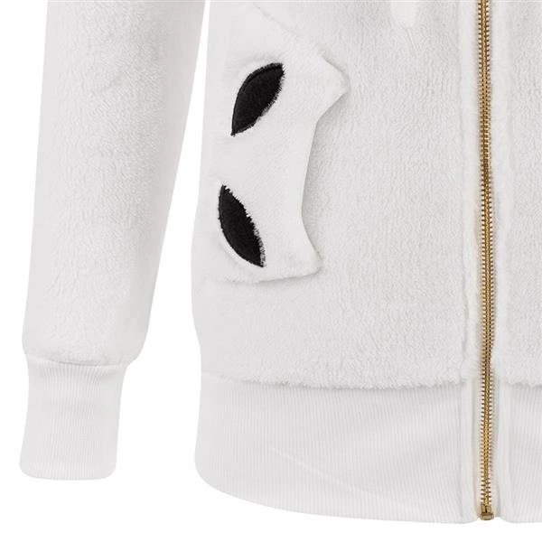 MIĘKKA BLUZA Z KAPTUREM BIAŁA (3970)