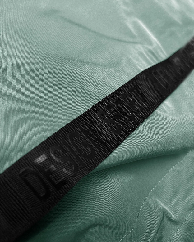 Prosta kurtka damska z kapturem LHD jasny zielony (LHD-24592)