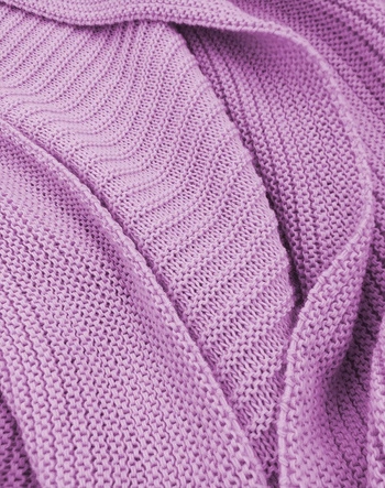 DAMSKI SWETER OVERSIZE KARDIGAN LILAC (614ART)