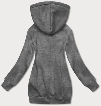 Damska bluza kangurka ciemna szara (YS10003-5)