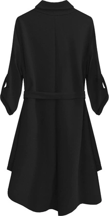 DŁUGA KOSZULA OVERSIZE CZARNA (538ART)