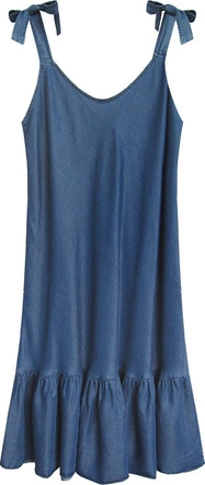 SUKIENKA Z FALBANĄ CIEMNONIEBIESKA (393/1ART)