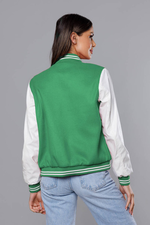 Kurtka damska bomber zielona (16M9067-236)