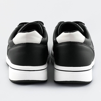 Sportowe buty damskie czarno-białe (ad-587)