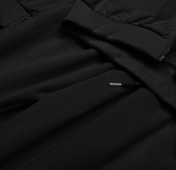 Komplet sportowy damski czarny (743art)