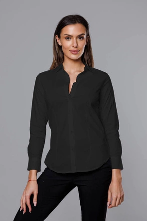 Klasyczna koszula damska czarna (HH039-1)