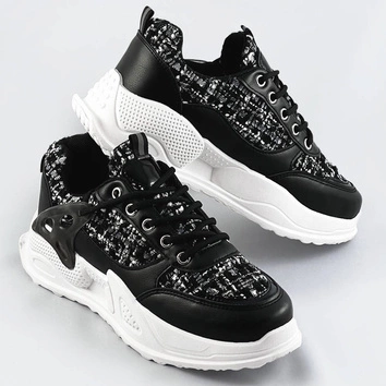 Buty sportowe damskie czarne (7003)