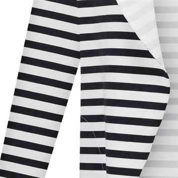 NARZUTKA W PASKI BIAŁO-GRANATOWE (D8)