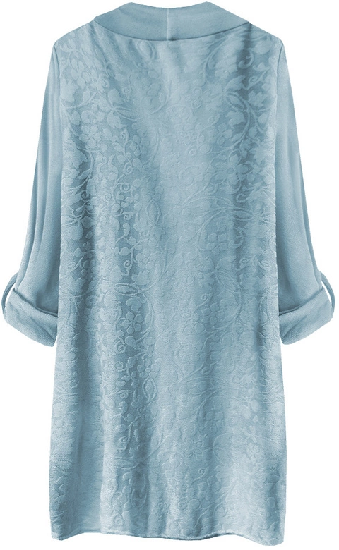 NARZUTKA Z TŁOCZONYMI KWIATAMI BŁĘKITNA (253ART)