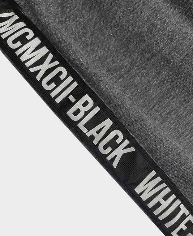 Krótkie spodenki męskie ciemne szare (8K933-5)