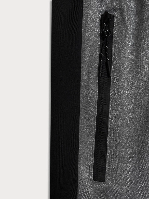 Sportowe spodenki męskie ciemnoszare (8K281-5)