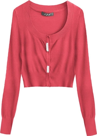 KRÓTKI ZDOBIONY SWETEREK MALINOWY (429ART)