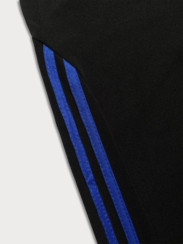 LEGGINSY DAMSKIE Z LAMPASAMI CZARNO-NIEBIESKIE (TS202-37)