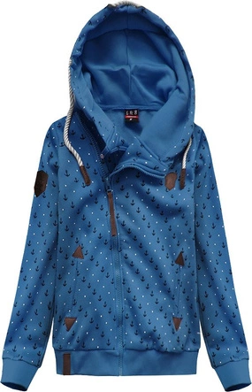 BLUZA Z KAPTUREM NIEBIESKA (1911)