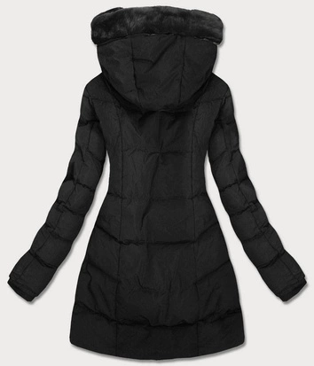 WODOODPORNA ZIMOWA KURTKA DAMSKA CZARNA (M-231)