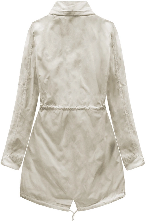 DWUSTRONNA PARKA Z KAPTUREM BEŻOWA (W0233)