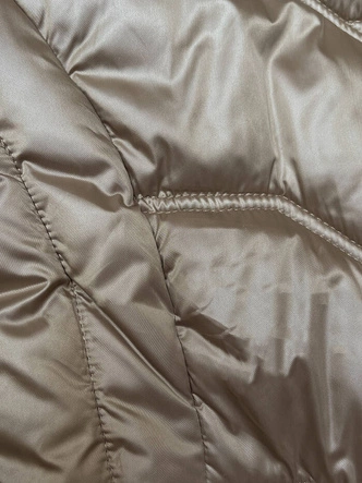 Kurtka zimowa z odpinanym kapturem cappuccino S'west (B8200-12)