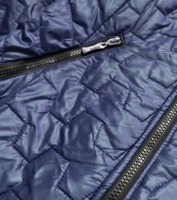 Damska kurtka pikowana niebieska (br0121)