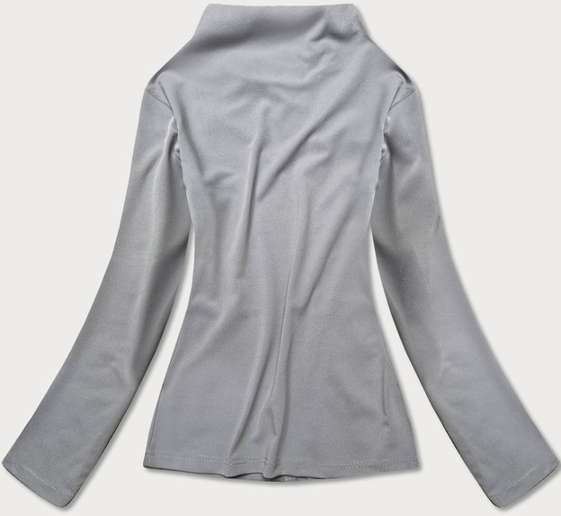 Bluza damska na suwak szara (hd152-03)