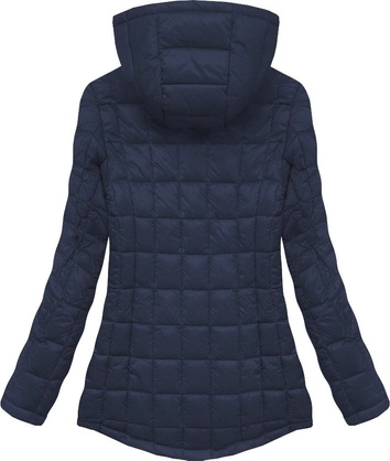 Dwustronna kurtka przejściowa zielono-granatowa (7699)