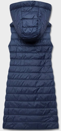 Dwustronna kamizelka z kapturem granatowa (16M9066-215)