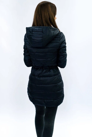 PIKOWANA KURTKA TYPU PARKA GRANATOWA (MH-3365A)