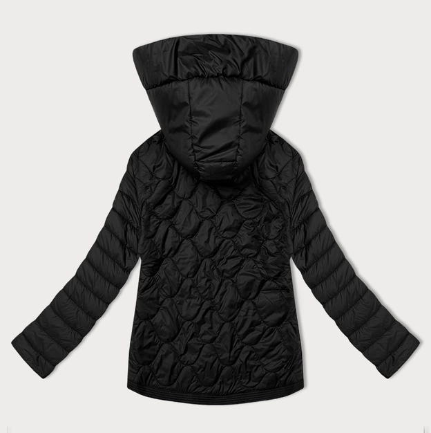 Pikowana kurtka damska J Style czarna (16M9269-392)