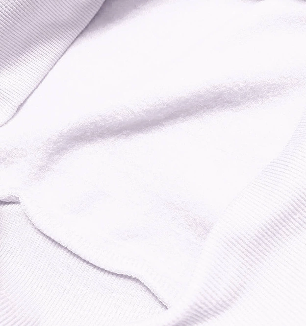 BLUZA DRESOWA DAMSKA ZE ŚCIĄGACZAMI BIAŁA (W01-1)