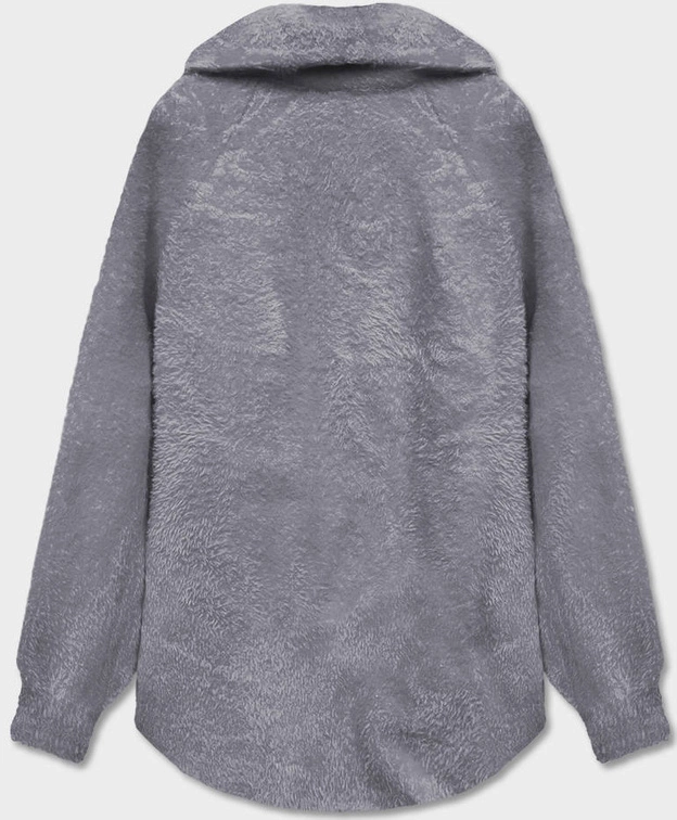 Krótka narzutka alpaka szara (CJ65)