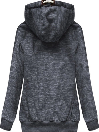 ROZPINANA BLUZA POLAROWA CIEMNOSZARA (X1923X)