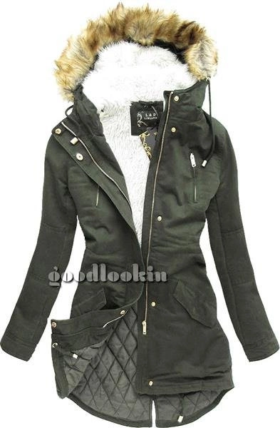 PARKA ZIMOWA LIBLAND KHAKI (LD-7595)