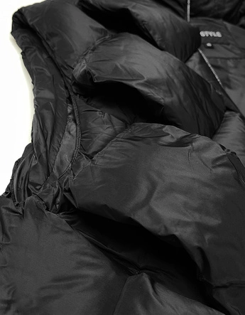 Trójwymiarowa kamizelka damska oversize czarna (YD35)