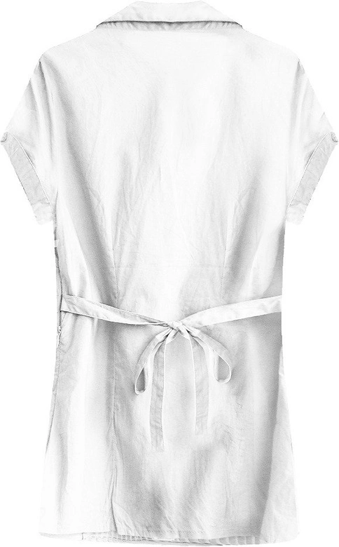 KOSZULA Z ZAKŁADKAMI BIAŁA (1153)