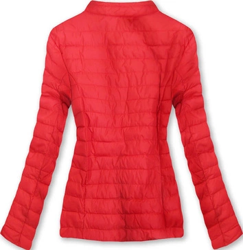 PIKOWANA KURTKA ZE STÓJKĄ CZERWONA (W71)
