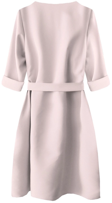 OŁÓWKOWA SUKIENKA PUDROWY RÓŻ (273ART)