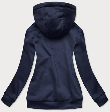 Damska bluza dresowa ciemny granat (w02-25)