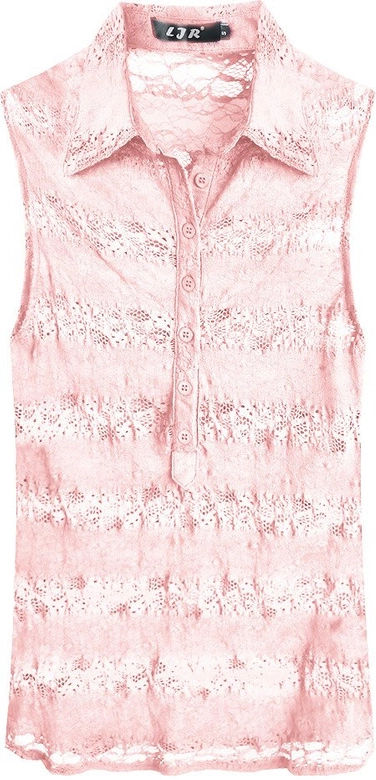 BLUZKA Z KORONKI RÓŻOWA (X3602X)