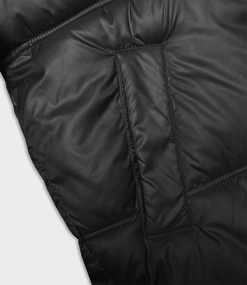 Damska kurtka fason bombki czarna S'west (B8190-1)