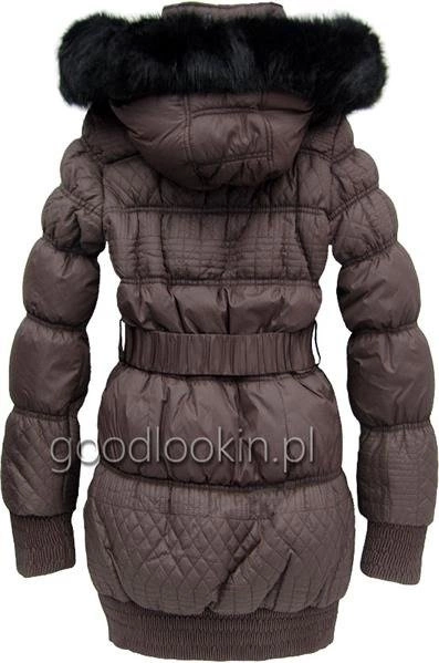KURTKA ZIMOWA GO-START CZEKOLADOWA (6218)