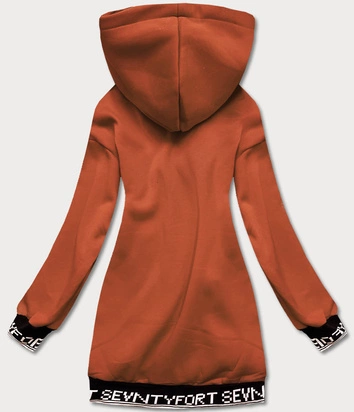 Sportowa bluza damska ruda (amg-36)