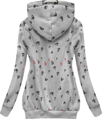 BLUZA W MARYNARSKIM STYLU SZARA (1929)