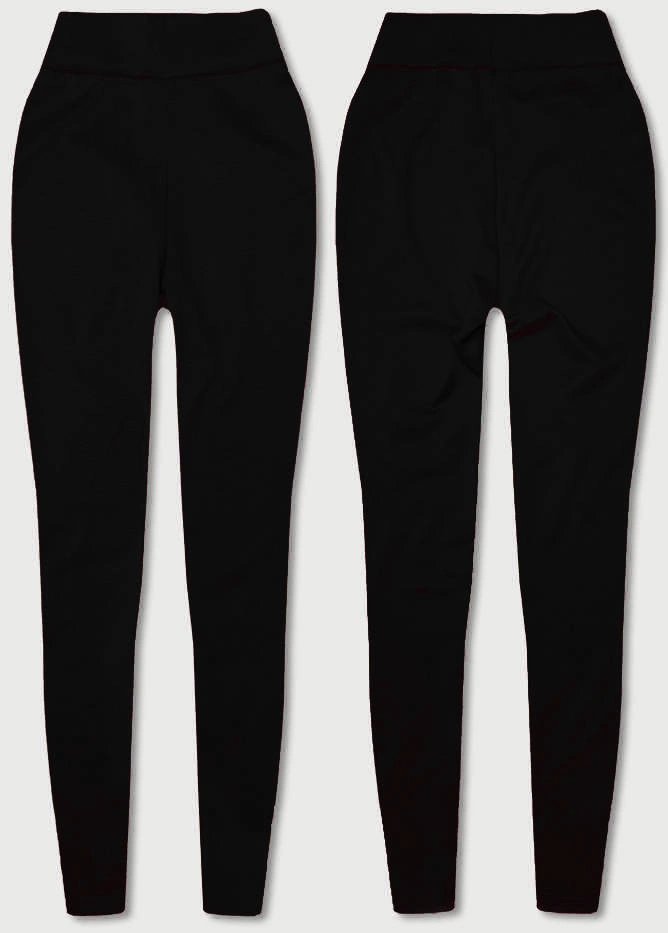 Grube legginsy bawełna czarne (YW06039-1)