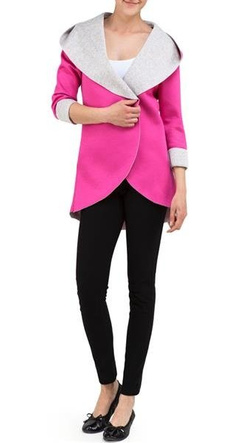 NARZUTKA BLUZA SWEETISSIMA AMARANTOWA (8103-6)