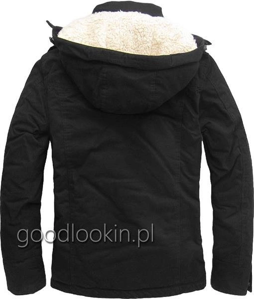KURTKA ZIMOWA CASABLANCA CZARNA (1413)