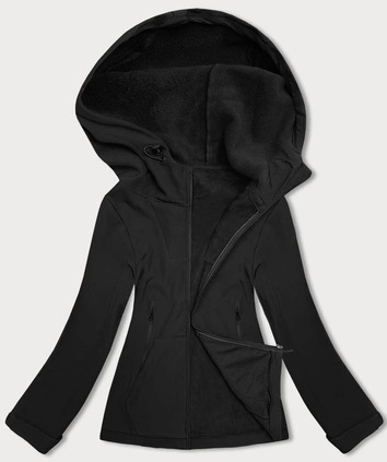 Męska kurtka sportowa typu softshell czarna (HM187-1)