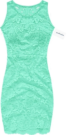 SUKIENKA Z GIPIURY MIĘTOWA (ART15)