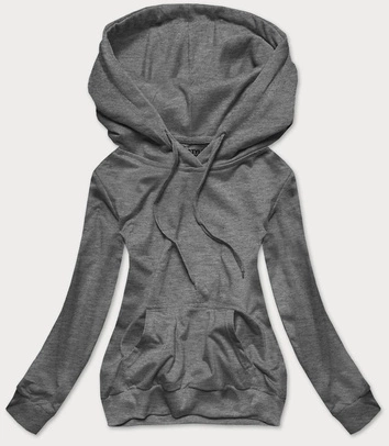 Cienka bluza dresowa damska ciemnoszara (20002)