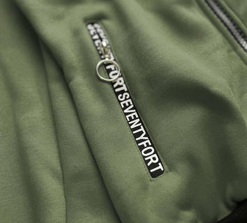 KOMPLET DRESOWY DAMSKI KHAKI-CZARNY (AMG805A)