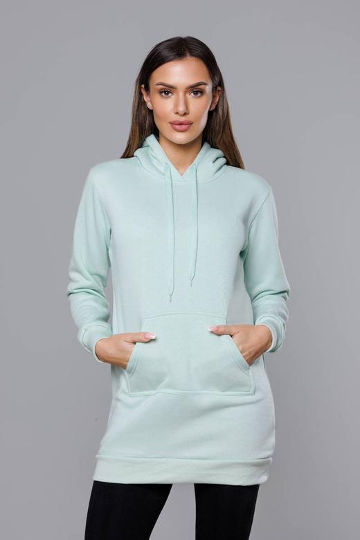 Damska bluza kangurka pistacja (YS10003-39)