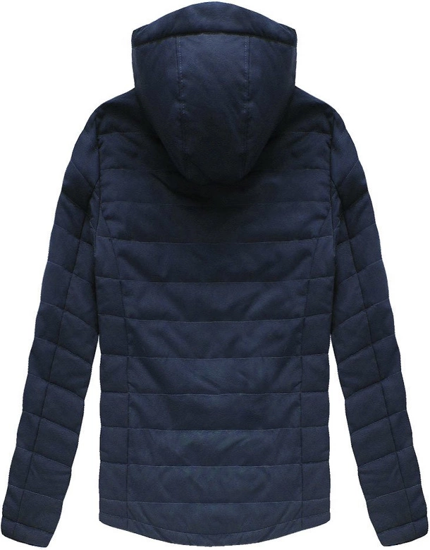 MĘSKA KURTKA Z KAPTUREM GRANATOWA (M722)